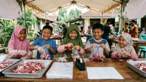 Pembagian Daging Qurban