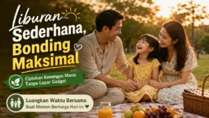 liburan sederhana bersama anak
