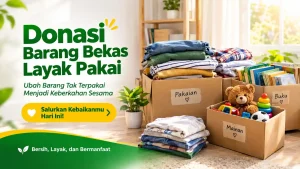 donasi barang bekas layak pakai